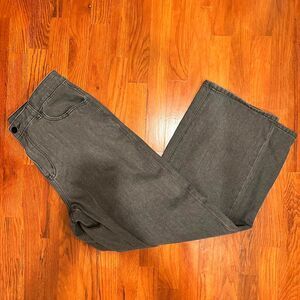 Men's Grey and Black Jeans